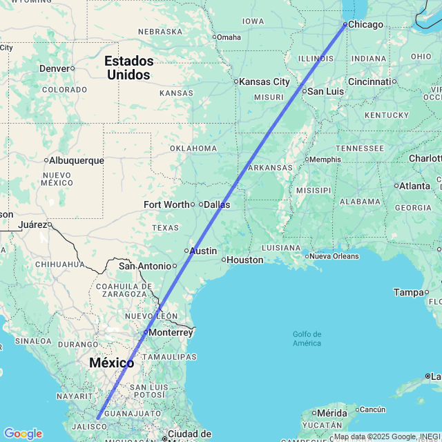 Vuelos baratos de Chicago CHI a Guadalajara GDL